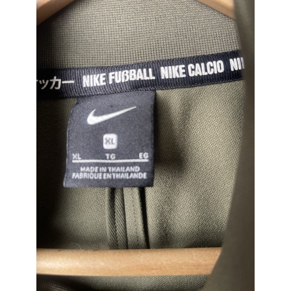 Nike FC Sem Ris Track Jacket Mens XL Green Football Club Full Zip Embroidered - Picture 3 of 9